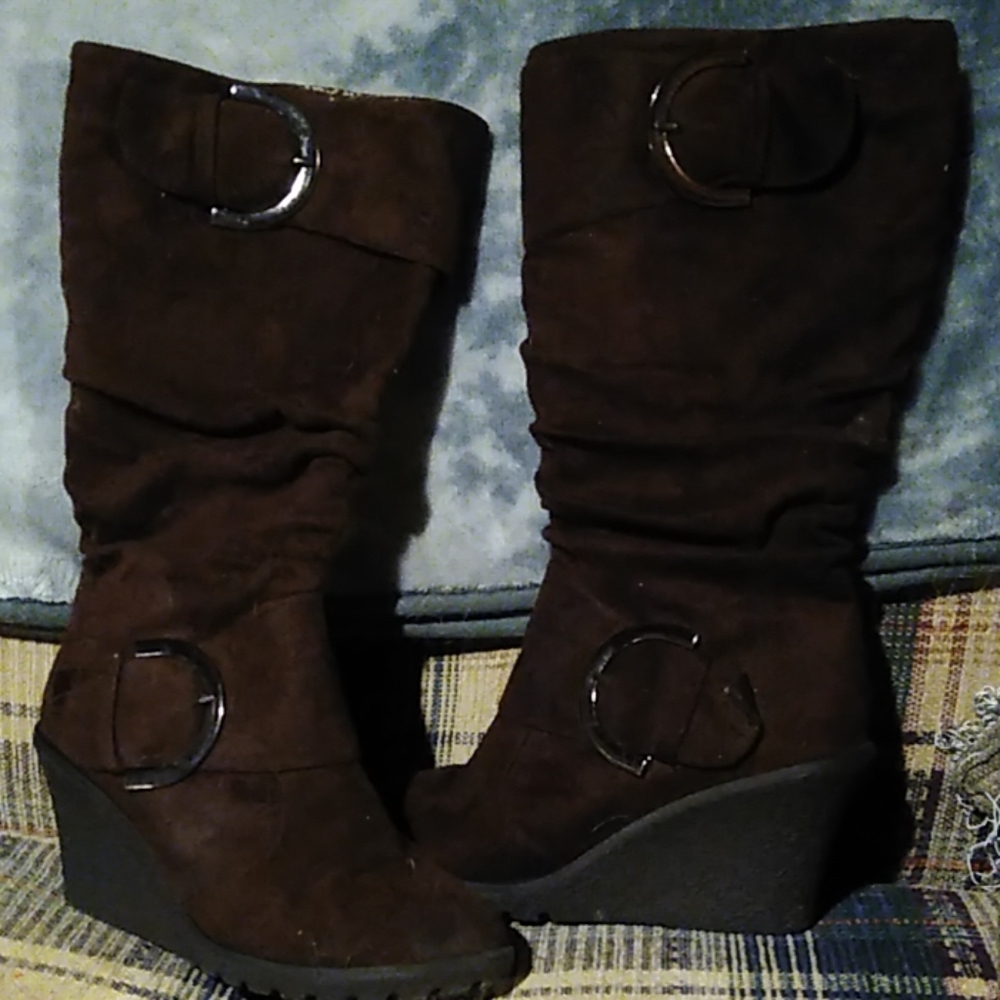 Top moda wedge boots